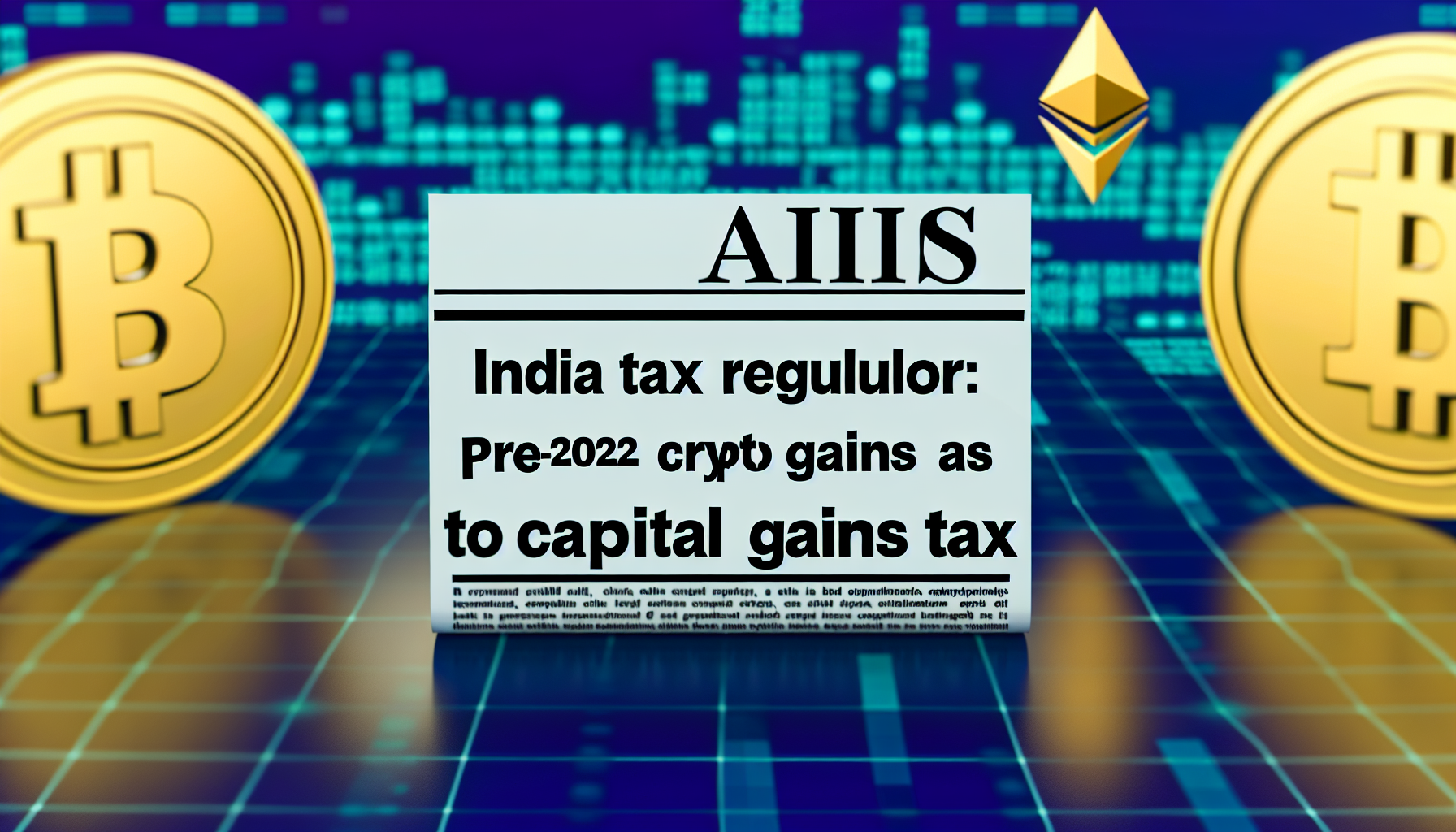 India Tax Regulator: Pre-2022 Crypto Gains Are Subject to Capital Gains Tax