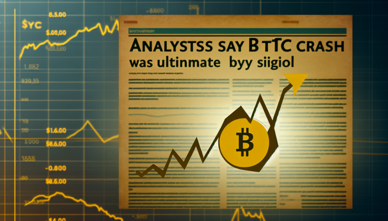 Bitcoin rebounds to $84K — Analysts say BTC crash was ultimate buy signal