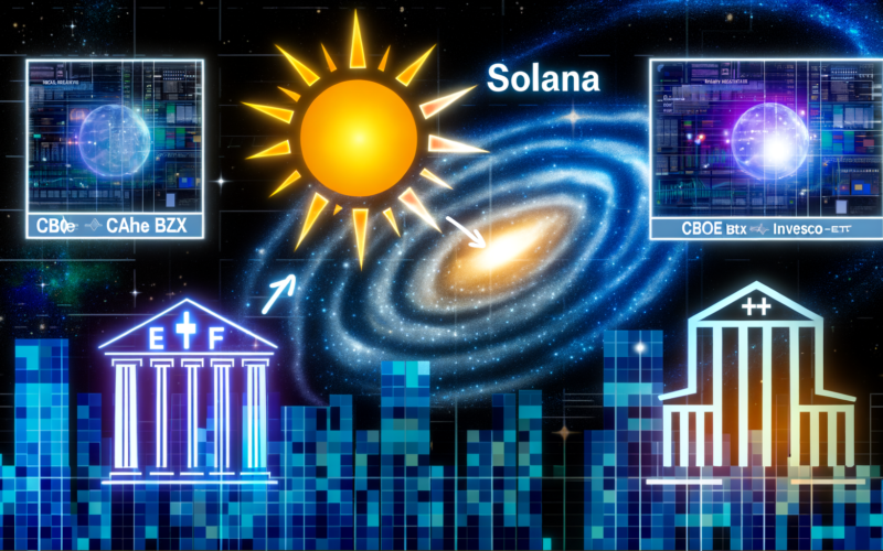 Cboe BZX Seeks Regulatory Nod for Invesco Galaxy's Solana ETF